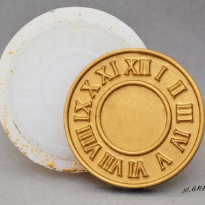CLOCK SILICONE MOLD sugarcraft polymer clay fimo resin chocolate cupcake icing plasterwax soap mould