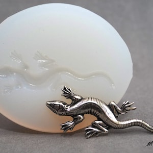 LIZARD SILICONE MOLD mould polymer clay fimo resin sugarcraft icing chocolate flesible mould