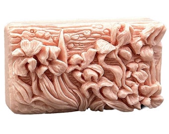 IRIS SOAP SILICONE mold bar mould ornament 5,5oz  van gogh  resin plaster chocolate wax icing