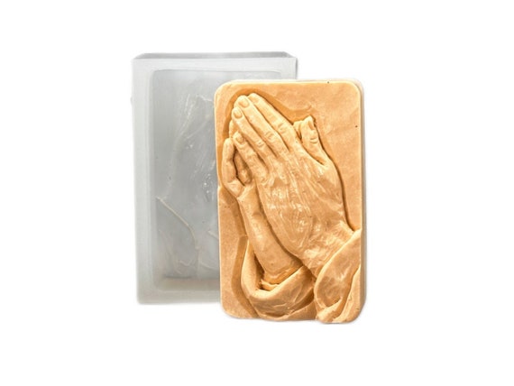 Praying Hands Silicone Mold: Soap, Resin, Clay (5oz)