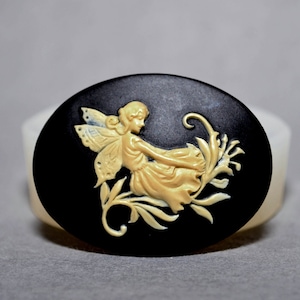 FAIRY SILICONE MOLD cameo  sugarcraft resin fimo polymer clay mould soap fimo wax plaster icing chocolate food grade