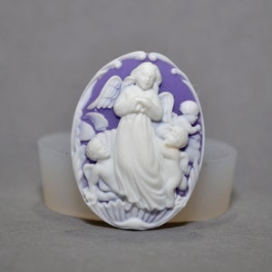ANGEL SILICONE MOLD cherub  sugarcraft resin fimo polymer clay utee fimo wax plaster icing chocolate food use grade mould