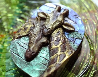 GIRAFFE SILICONE MOLD soap plaster wax resin clay