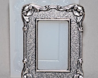 Ornate Frame Silicone Mold: Food Safe Resin Clay Mould