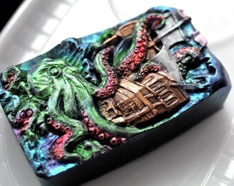 KRAKEN SILICONE MOLD for soap making and other crafts octopus