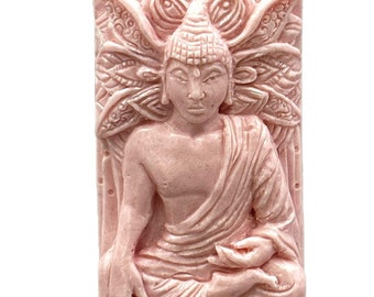BUDDHA SILICONE MOLD soap mould lotus bar   plaster clay wax resin namaste