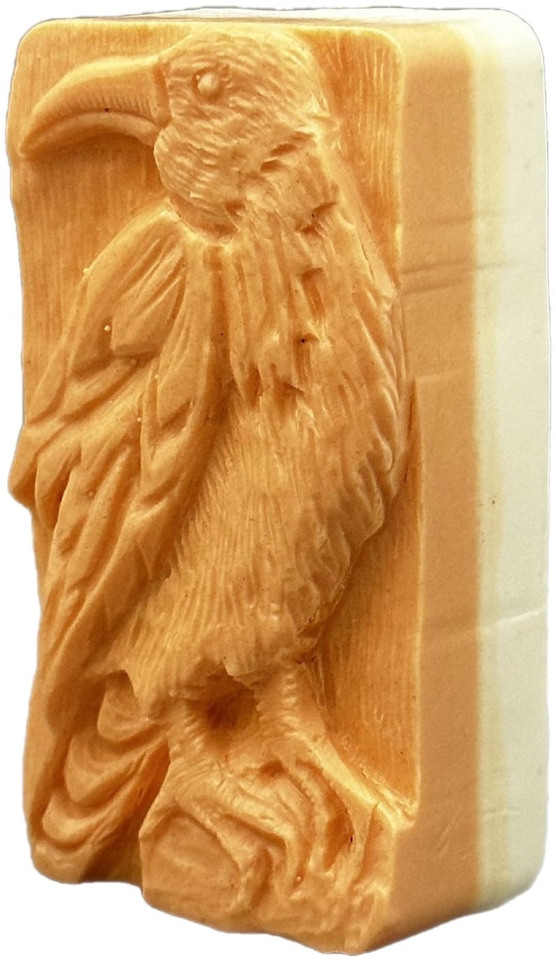 BIRD SOAP SILICONE Mold Bar Mould 5,5oz Resin Plaster Chocolate Wax ...