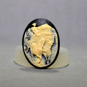 CHARIOT SILICONE MOLD classical cameo sugarcraft resin fimo polymer clay mould fimo  plaster food grade utee enamel embossing