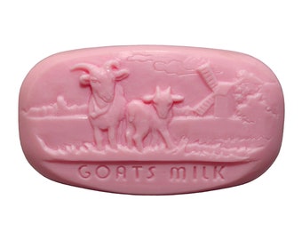GOAT SOAP SILICONE mold milk mould bar  plaster clay wax resin