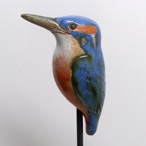 KINGFISHER de jardin en céramique antigel en bleu vif image 5