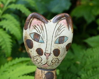 Gartenkeramik/Keramikkatze/Gartenfigur/Gartenwächter