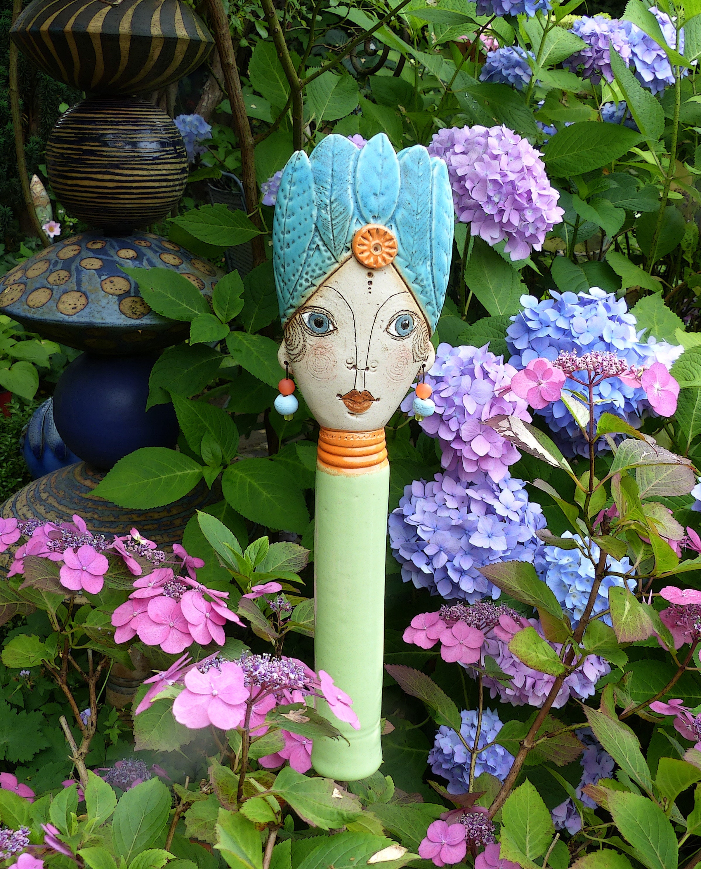 Gartenkeramik/Beetstecker/Sammelobjekt für Gartenund Etsy