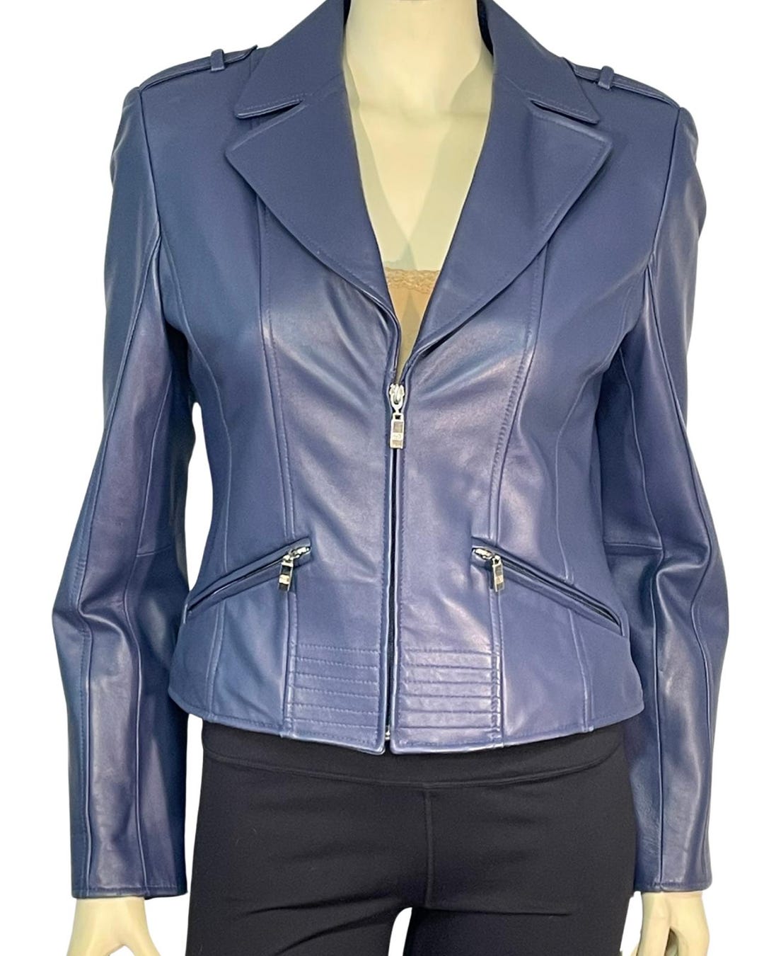Pamela Mccoy Leather Jacket