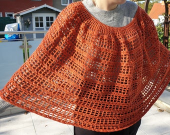 Poncho Cape Boho Poncho Crochet Poncho Wool Cape Soft Wool Warm Crochet Knit Poncho Birthday Mother's Day Easter Christmas Gift