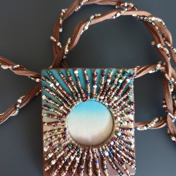 Collier Fimo fait à la main Fimo Perles Cadeau romantique pour son collier de perles colorées avec pendentif cadeau d’anniversaire de la fête des mères