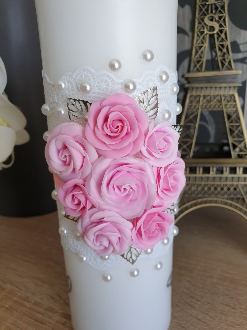 Wedding Candle Birthday Candle Gift Wedding Rustic Vintage Etsy