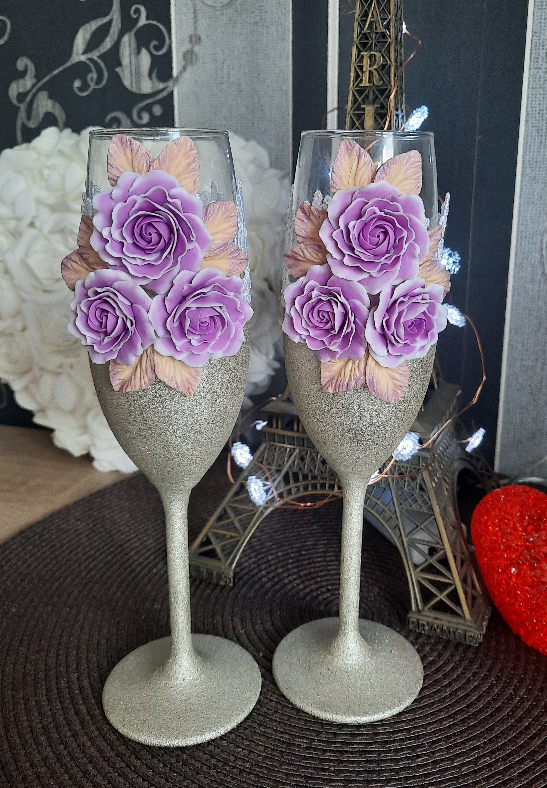 Wunderschöne Gläser für Hochzeit oder Deko Hochzeitsgläser Etsy.de