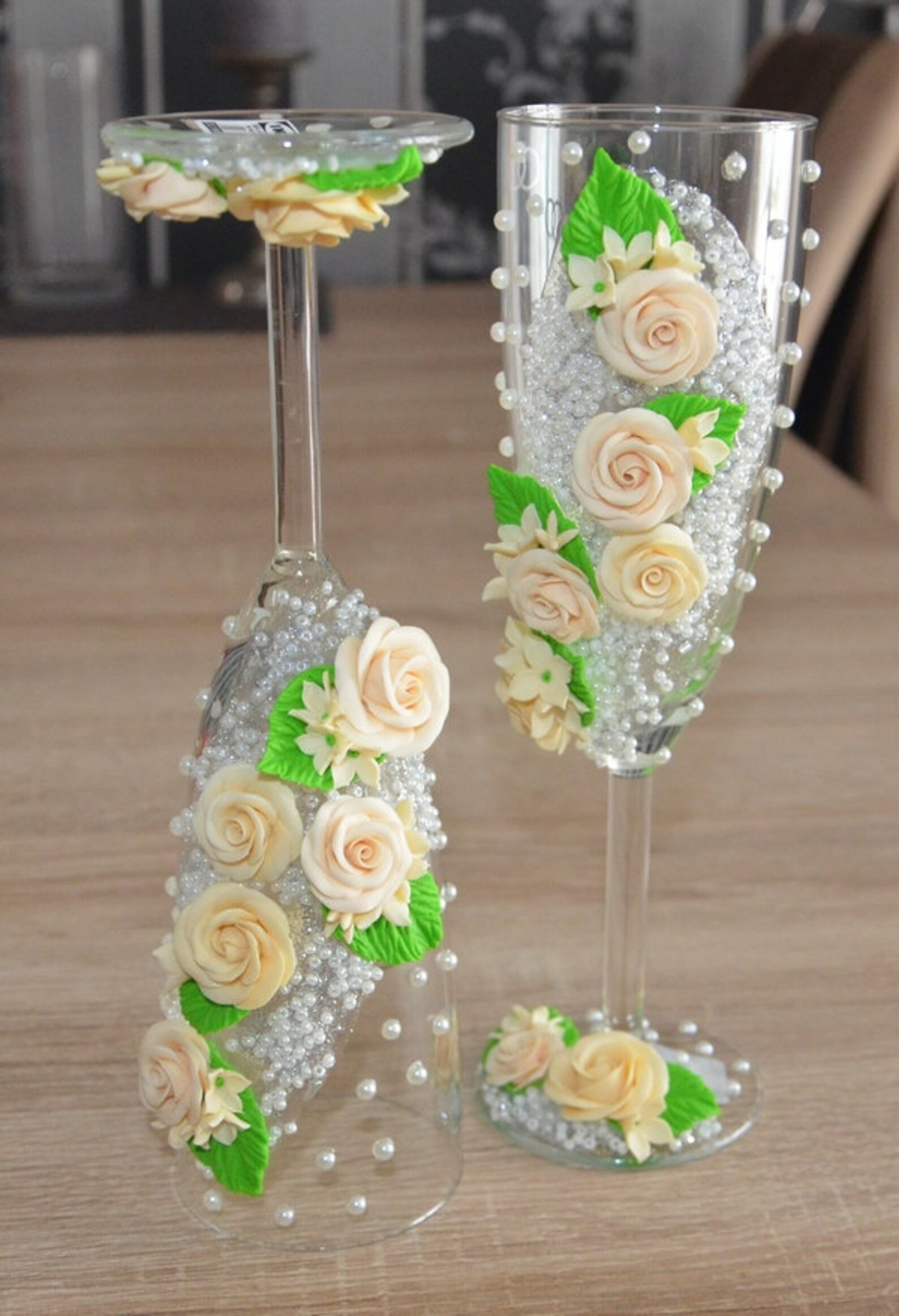 Wunderschöne Gläser für Hochzeit oder DekoHochzeitsgläser Etsy.de
