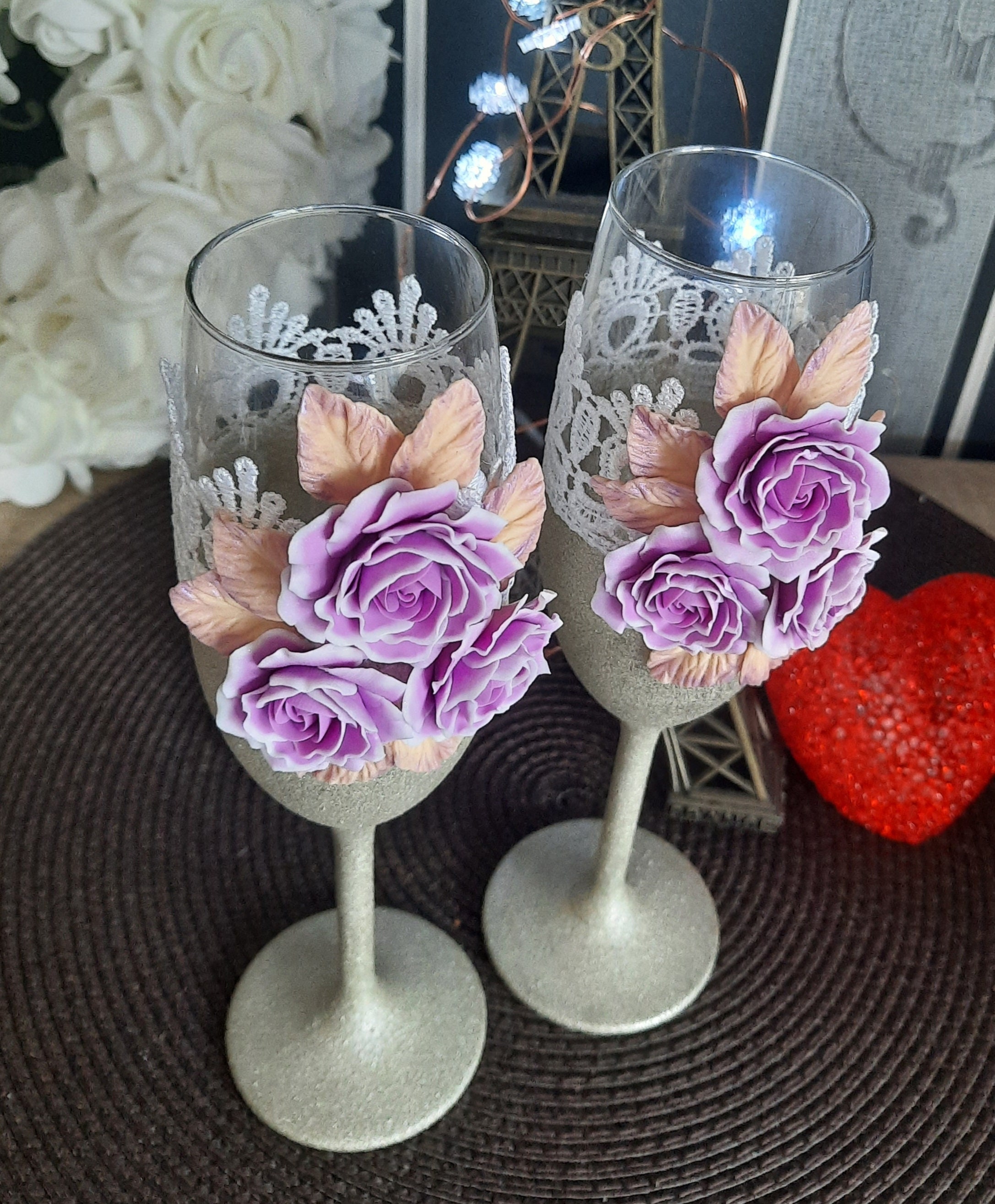 Wunderschöne Gläser für Hochzeit oder Deko Hochzeitsgläser Etsy.de