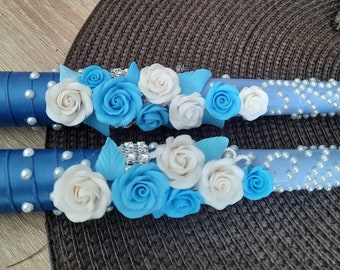 2 kaarsen voor bruiloft of decoratie bruiloft kaars verjaardag kaars cadeau bruiloft moederdag cadeau kerstcadeau