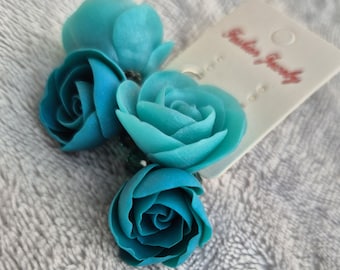 Earrings made of polymer clay