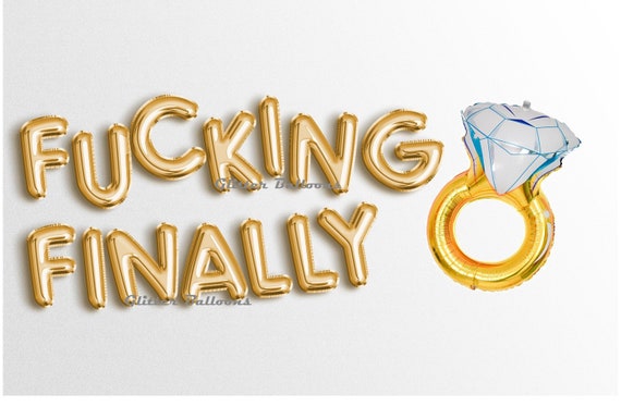 "Girls Just Wanna Have Fun" Glitter Banner - Bachelorette & Birthday Party Decorations - View #7