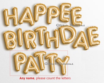 Happee Birthdae Banner 16 "Buchstaben Luftballons Party Magie Thema Geburtstag Ballon Dekorationen Dekor Fantasy Girlande magischer Zauberer