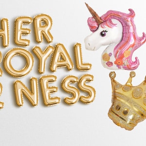 Sa bannière ballon Royal 2 ness, deuxième bannière Décorations de fête pour 2e anniversaire Signe royal twoness Girl 2e princesse 2e anniversaire bannière