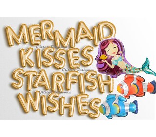2 Striscioni Personalizzabili Per Compleanno A Tema Sirena – Formato Small, Ideali Per Feste Bambine E Bambini