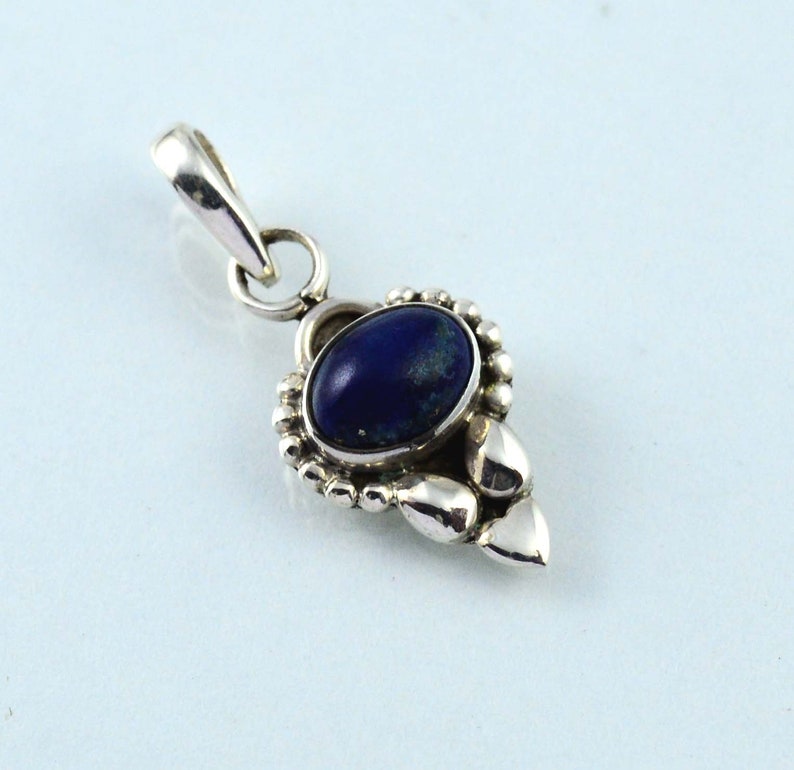 Lapis Lazuli Natural Gemstone 925 Sterling Fine Silver Pendant Jewellery silver pendant price,make a silver pendant,silver pendant buy