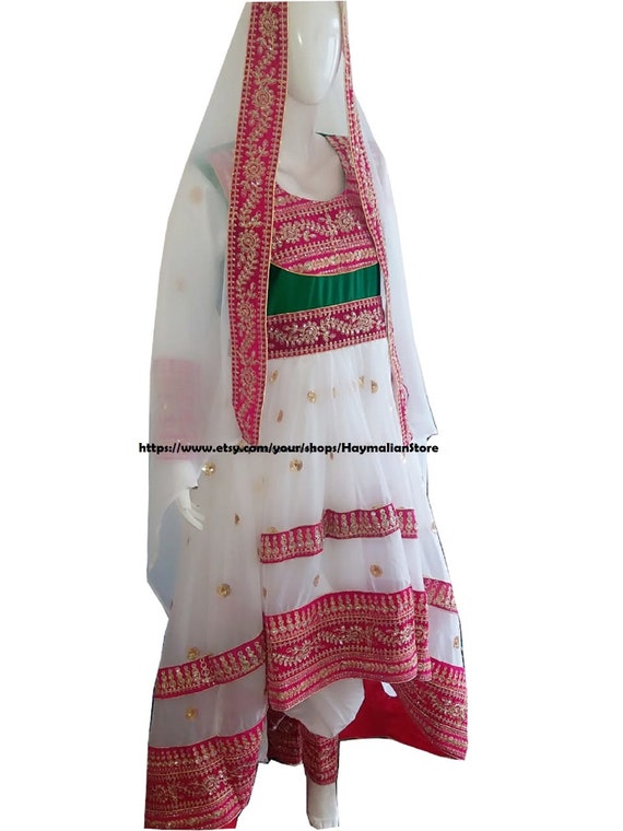 pakistani long tail gowns