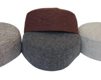 Handmade Chitrali Prayer Hat: 100% Pure Sheep Wool