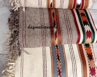 Primum Quality Afghan Patu Pure lamb Wool Winter Blanket - Shawl hand made from Swat