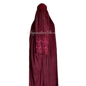 Abaya, voiles, écharpe musulmane, burqa-abaya pour femmes afghanes, caftan islamique hijab musulman