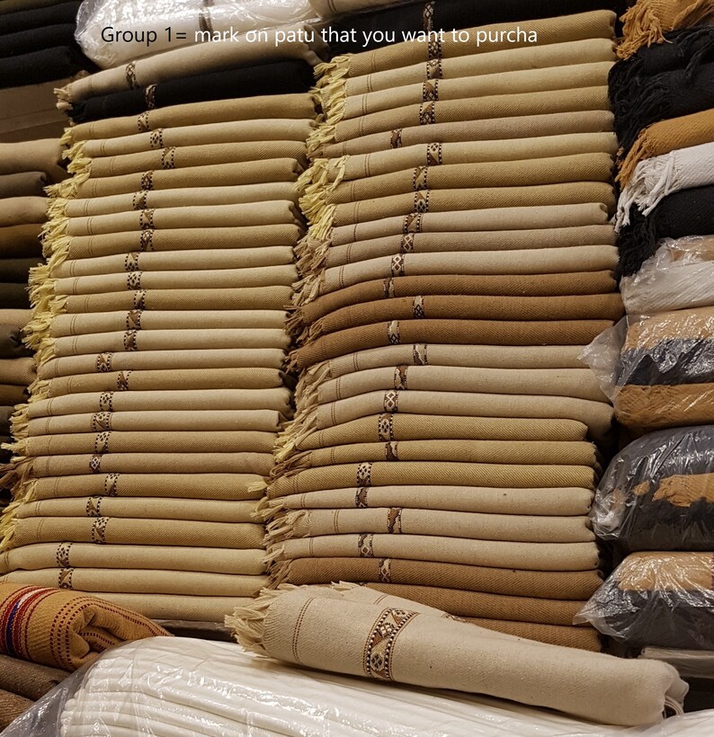 Afghan Patu Pure Wool Winter Blanket Shawl hand made from Etsy