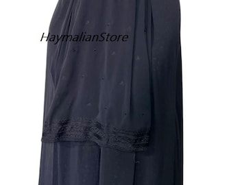 Abaya, Veils Muslim Scarf, Afghan Women Burqa-Abaya, Islamic Kaftan Muslim Hijab, Georgette Fabric