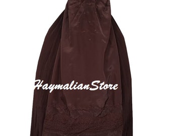 Original Afghanistan Frauen Burka Burqua umhang burqa Hijab niqab chocolate Brown abaya