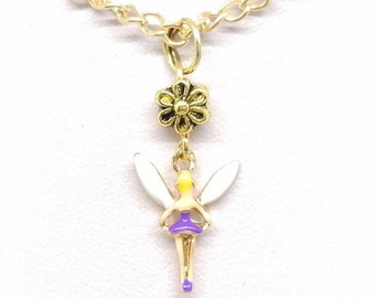 Necklace, fairy, elf, angel, flower, lucky charm, gift, gift idea, VARIOUS COLOURS