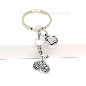 Tennis table tennis, personalized, tennis racket, table tennis racket, keychain, lucky charm