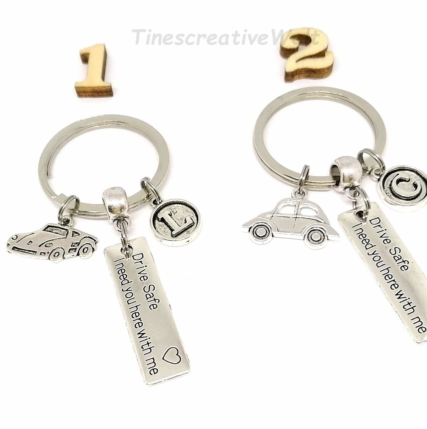 Schlüsselanhänger Schutzengel Fahr Vorsichtig Ich Liebe Dich Herz Geschenk