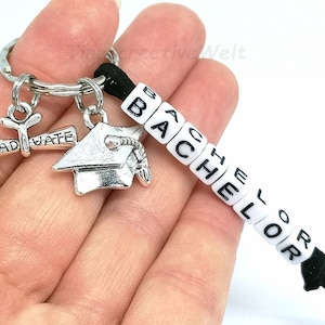 Glücksbringer, Schlüsselanhänger, Bachelor, Master, Graduation, Geschenk