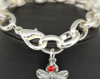 Bracelet Link Bracelet Flower Rhinestone Arm Jewelry Adjustable Gift for Women