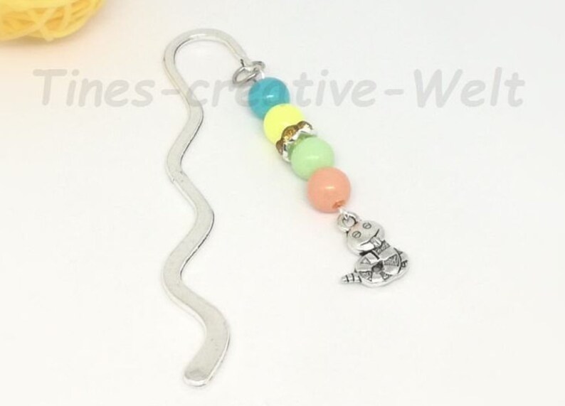 Bookmark Snake Metal Beads Child image 3