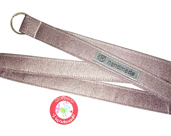 Lanyard - Glamor - bordeaux metallic - glitter