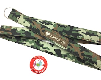 Lanyard - Camouflage - green / brown