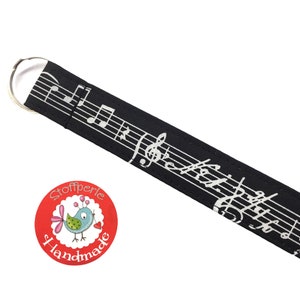 Keychain music / notes black image 1