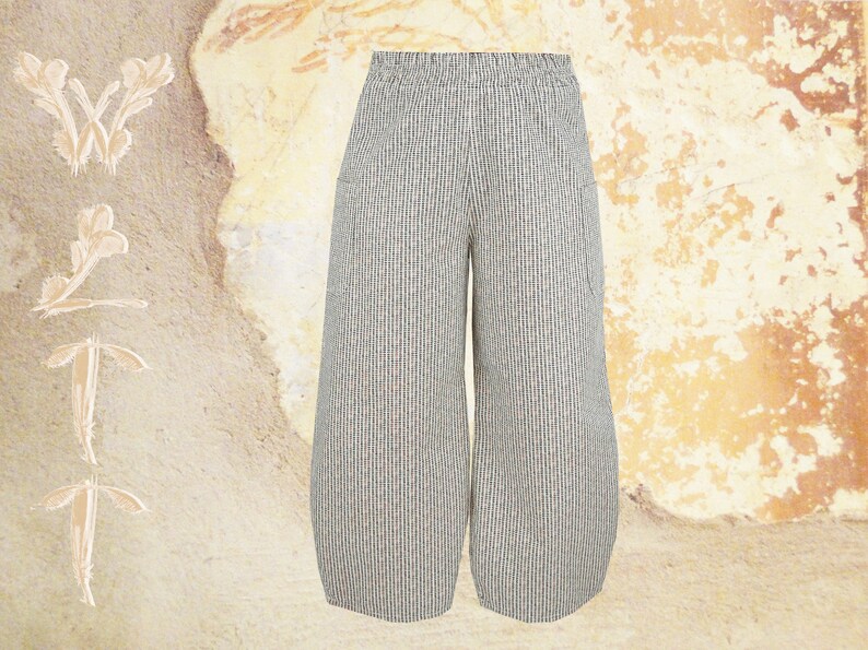 Cotton pants **FLAKI** Balloon pants