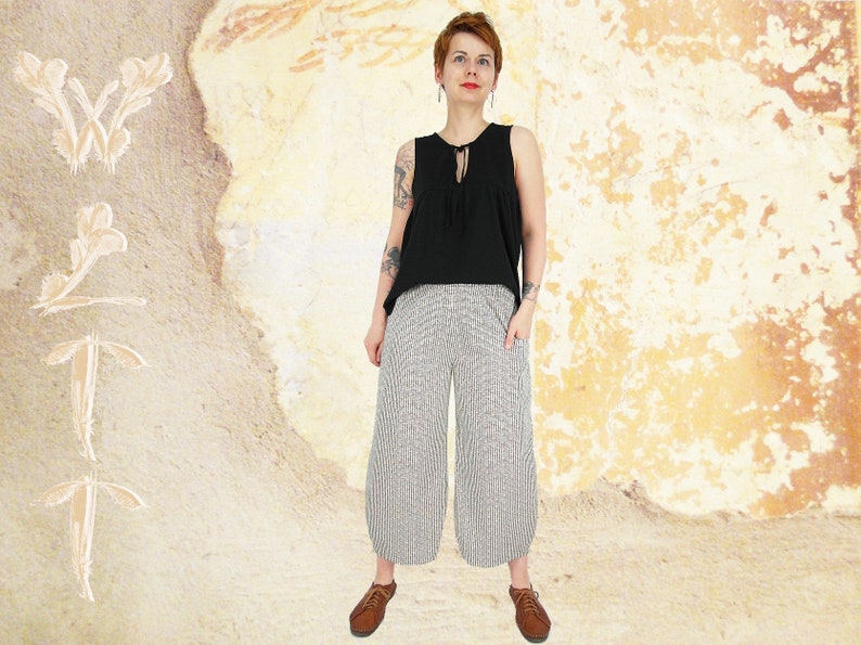 Cotton pants **FLAKI** Balloon pants