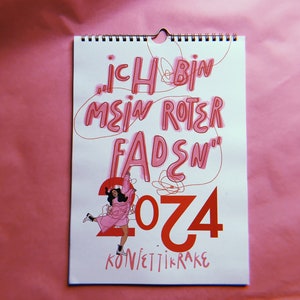 Feministischer Kalender 2024: Ich bin mein roter Faden Bild 1