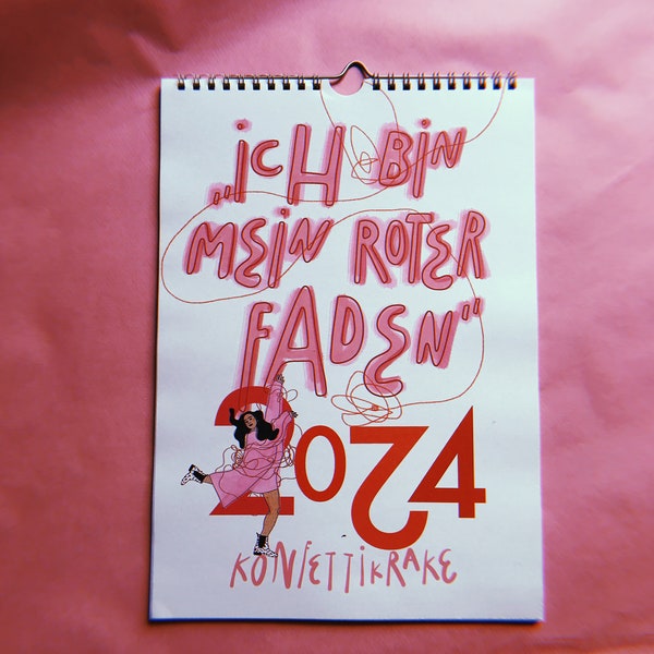 Feministischer Kalender 2024: "Ich bin mein roter Faden"